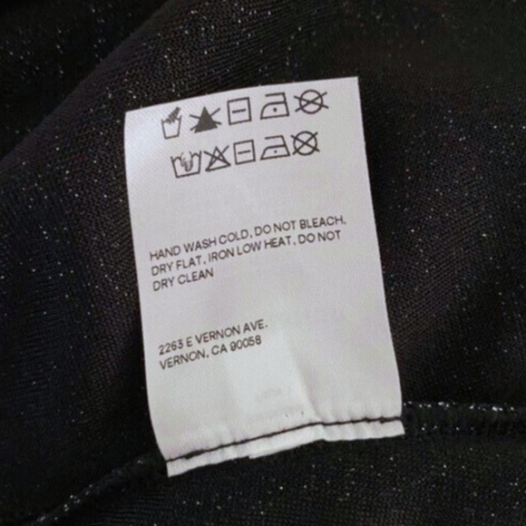 NEW Reformation Riley Dress Silver Sparkle XL - Picture 11 of 11